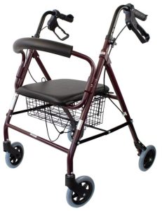 Andador plegable con asiento Mobiclinic